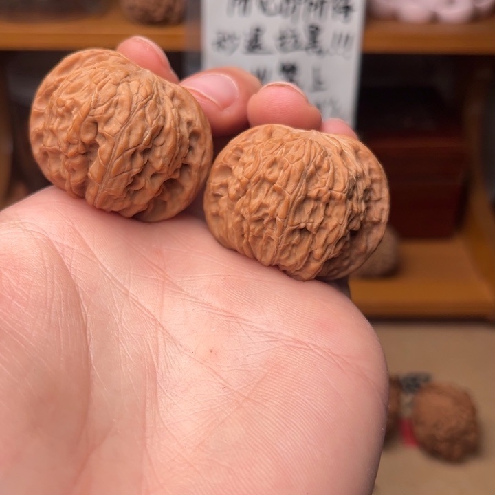 吊坠文玩核桃41蝴蝶磨