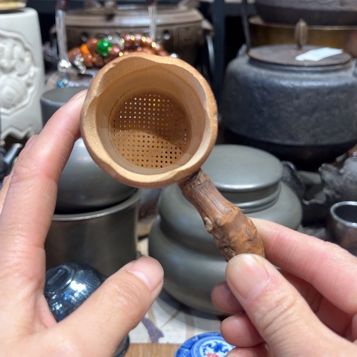 蜜安罐瓷香炉锡茶则