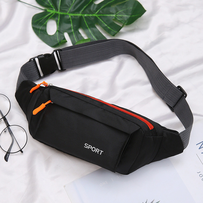 日韩防水腰包男女大容量多功能收银钱包手机腰包耐磨户外运动腰包