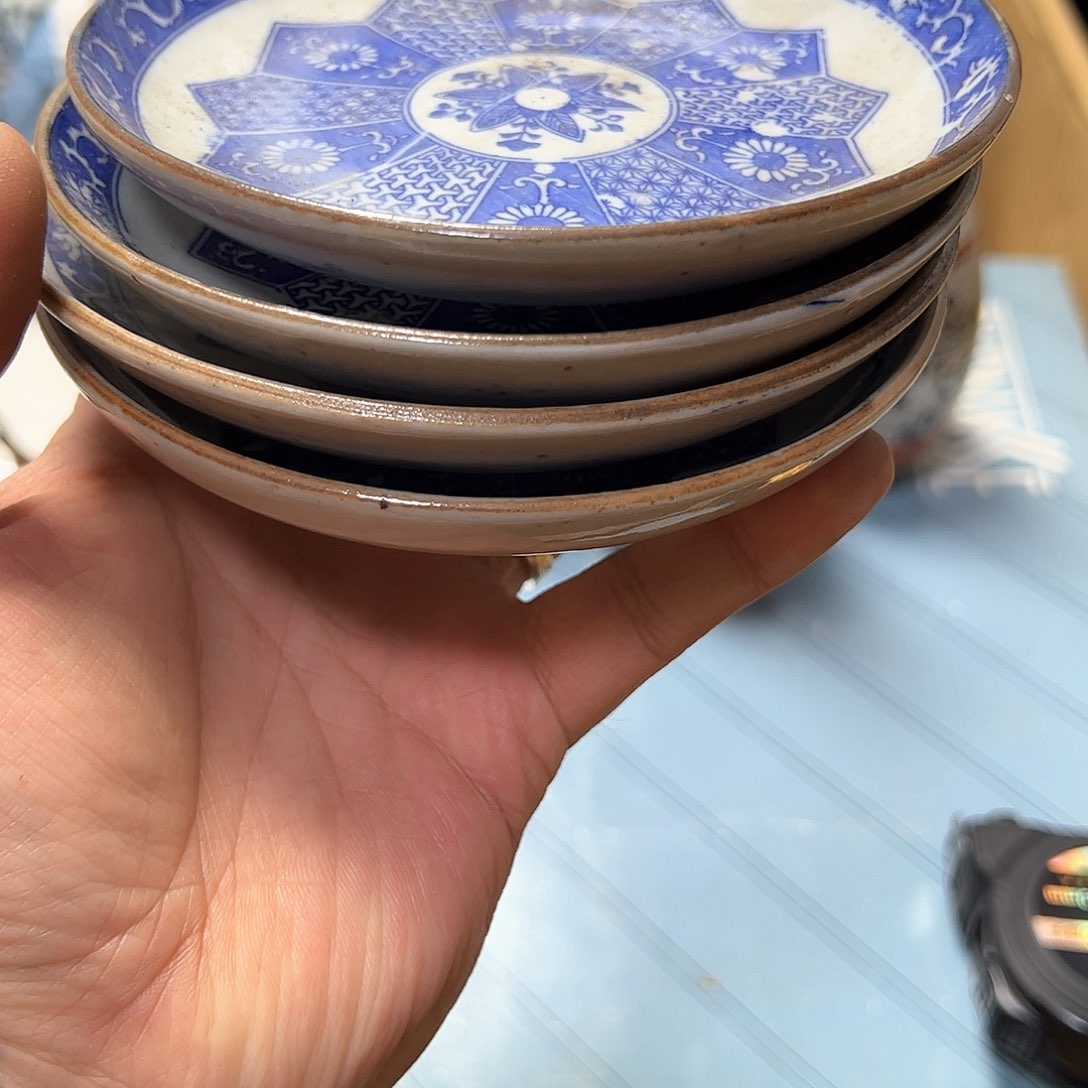 碟瓷器木器工艺摆件