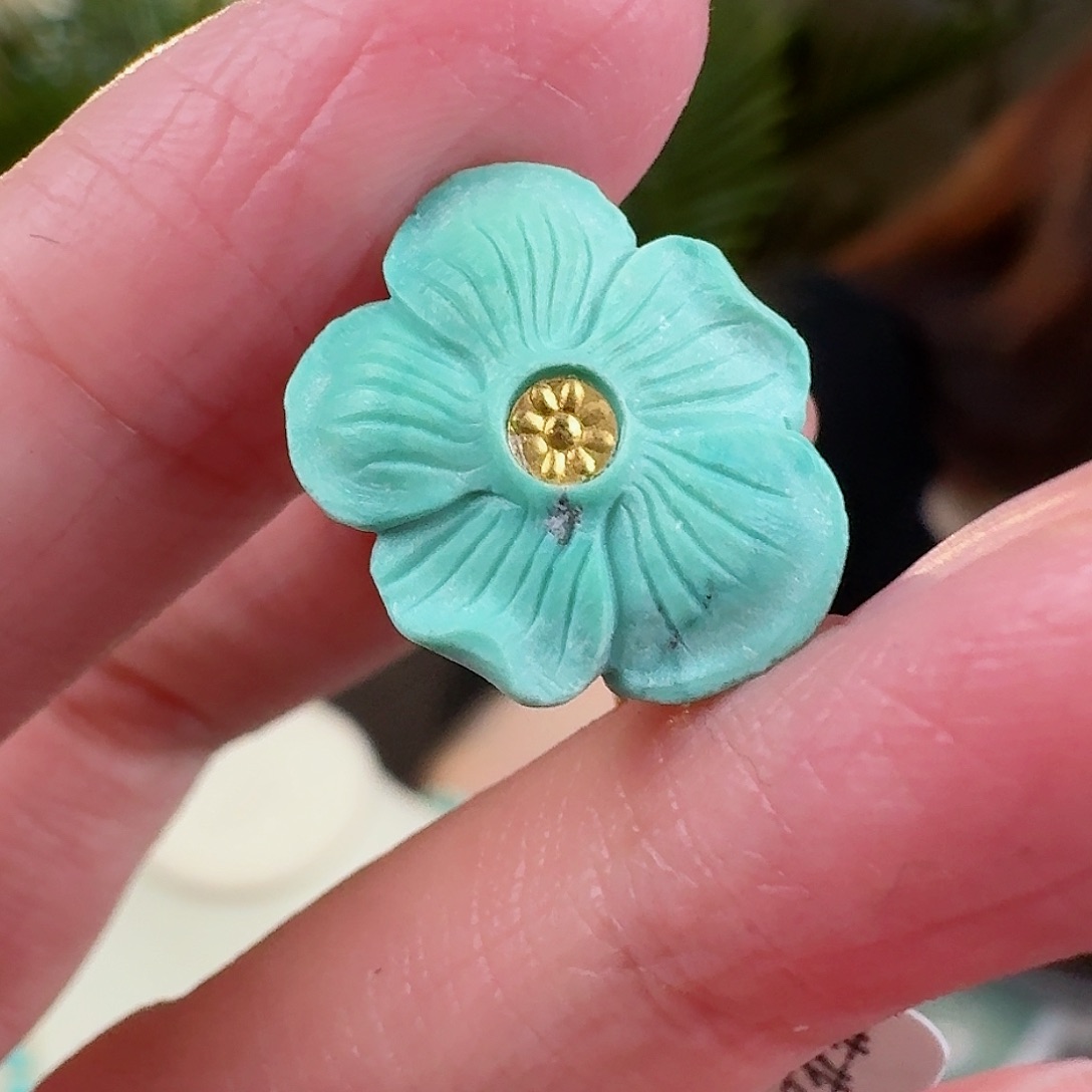 绿松石珠宝奇石未镶嵌