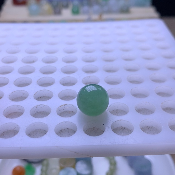 未镶嵌手链翡翠卡12.2翡翠圆珠