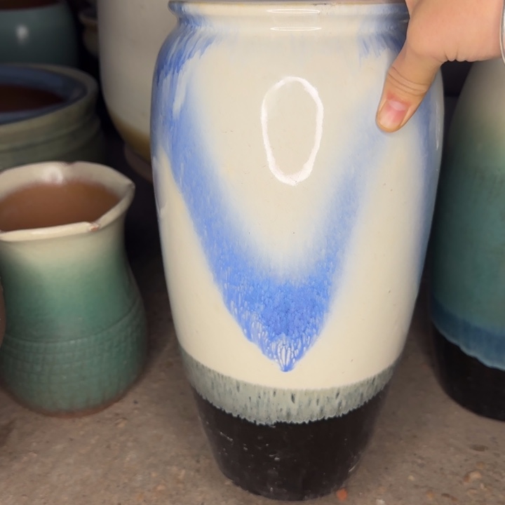 瑕疵花盆处理啦口14高32无孔