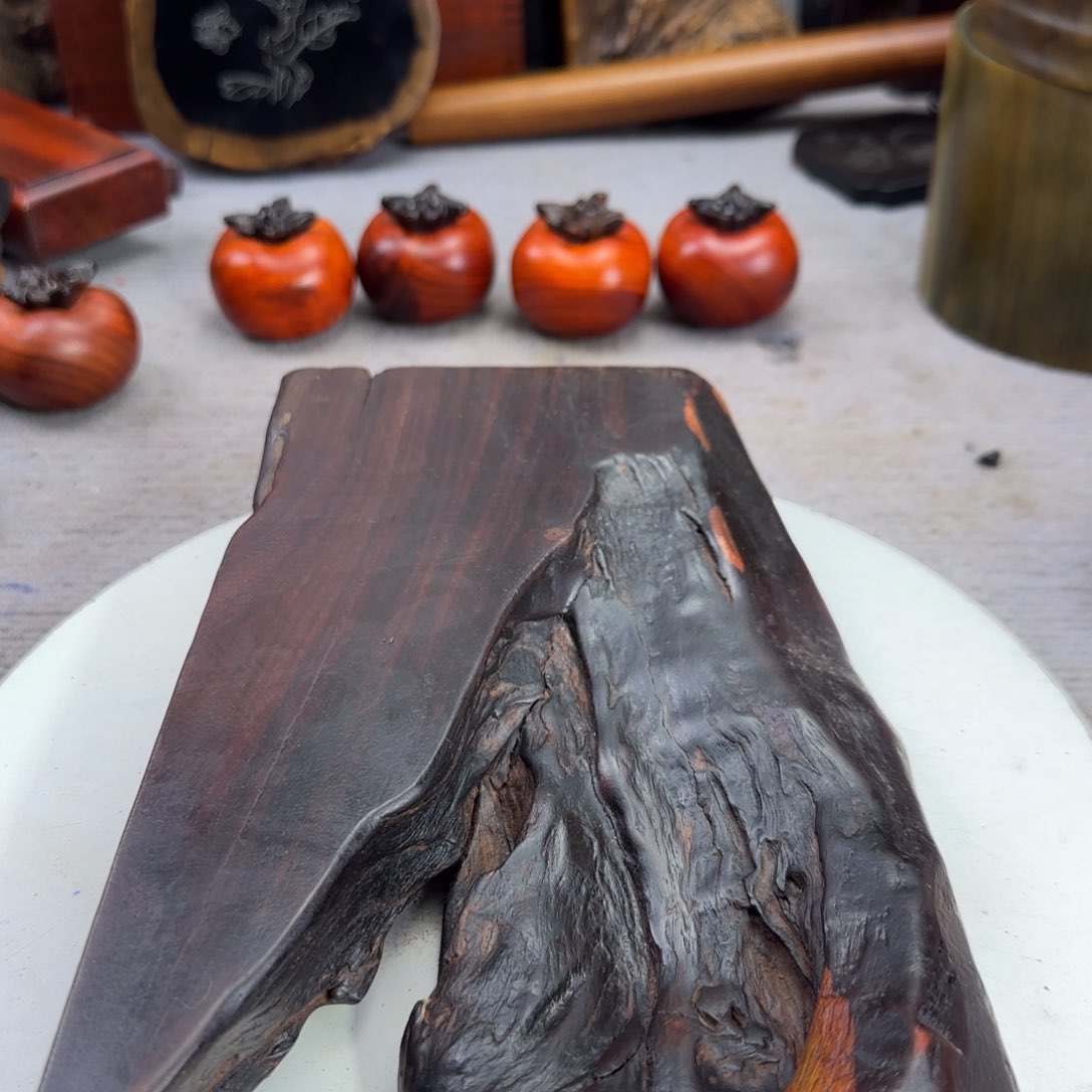 大果紫檀（缅甸花梨）戒***上