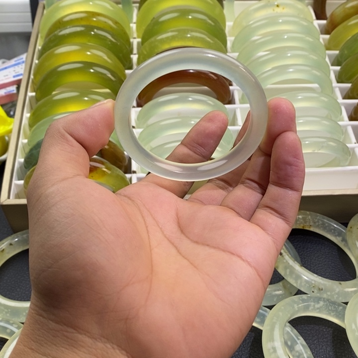 蛇纹石玉合金手镯56