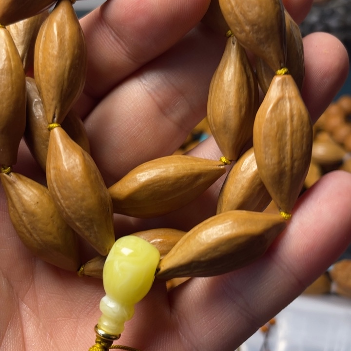 橄榄核手串/手链素柳叶脖挂