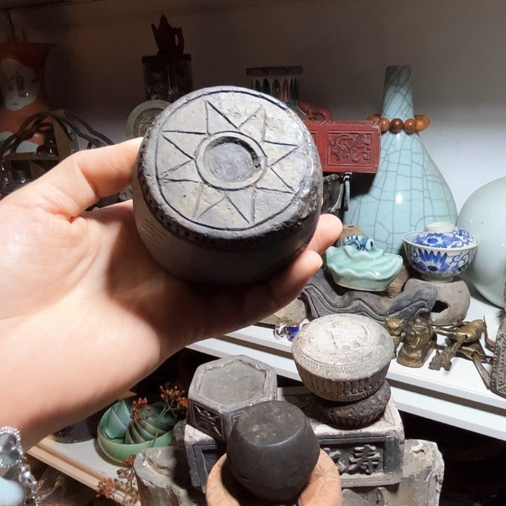 手工艺品琉璃星***盗麻线鼓