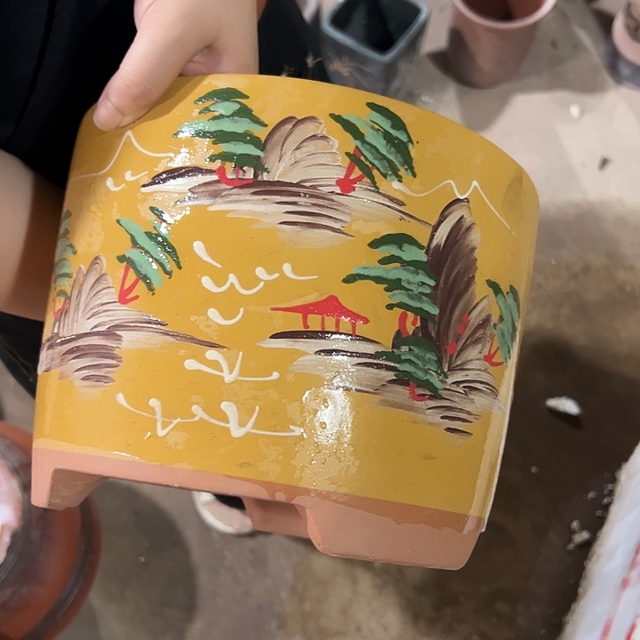 紫砂花盆口径17口口口