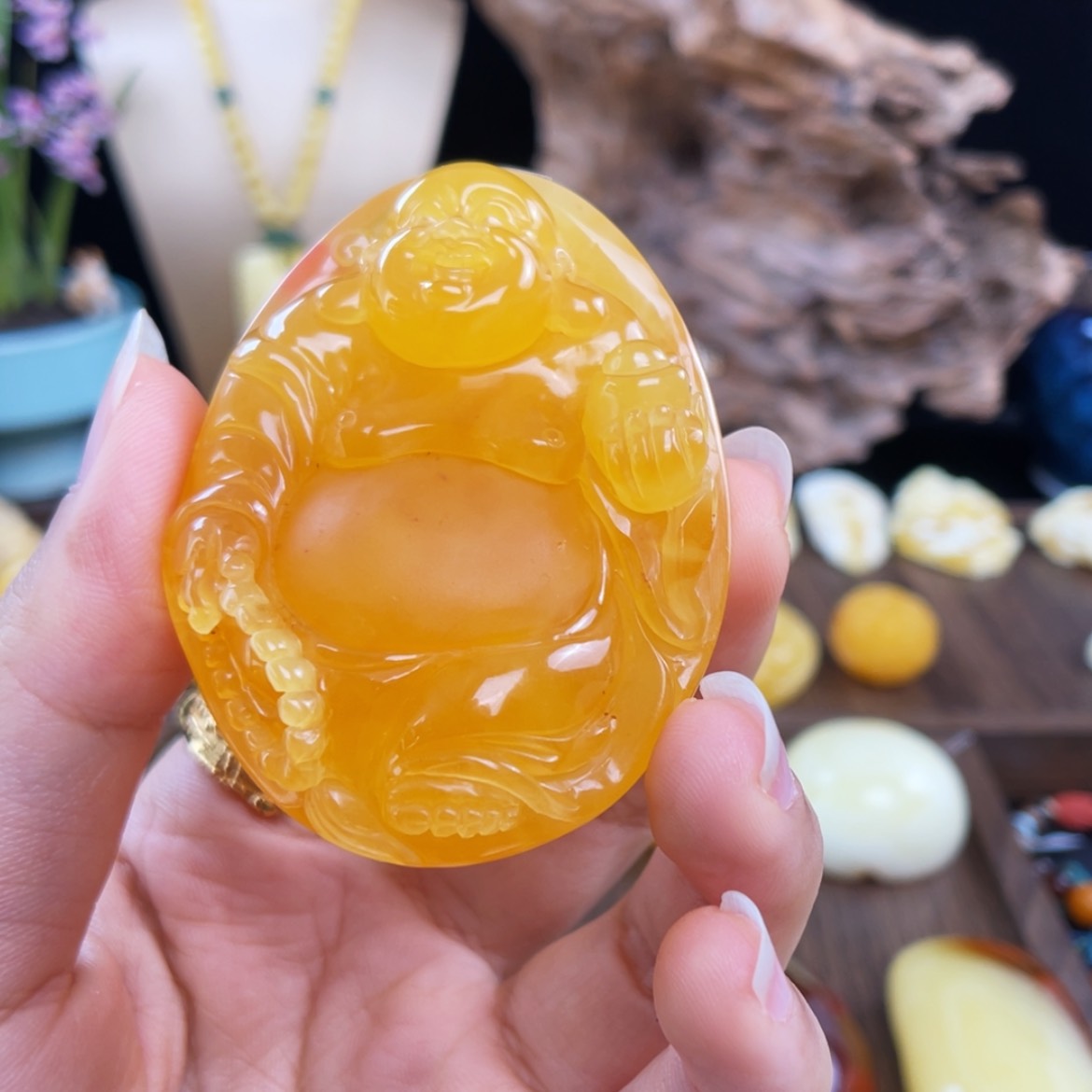 【闪购商品】琥珀珠宝奇石未镶嵌微瑕