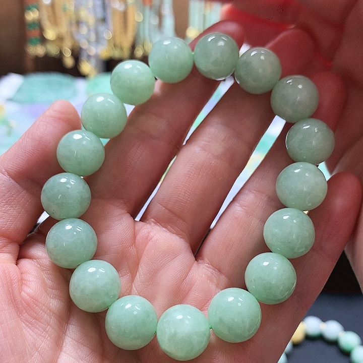 翡翠手链未镶嵌手串