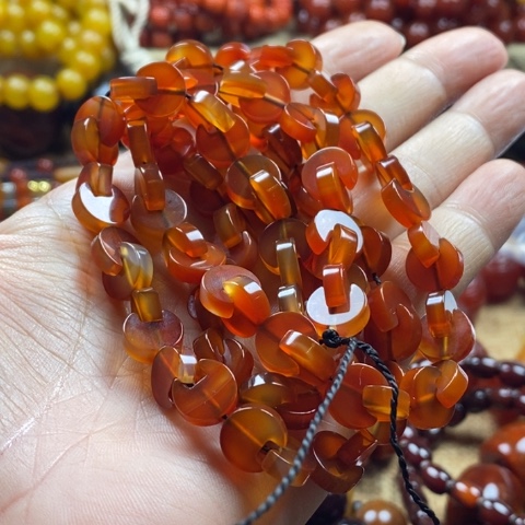 玛瑙/玉髓挂件未镶嵌水**开