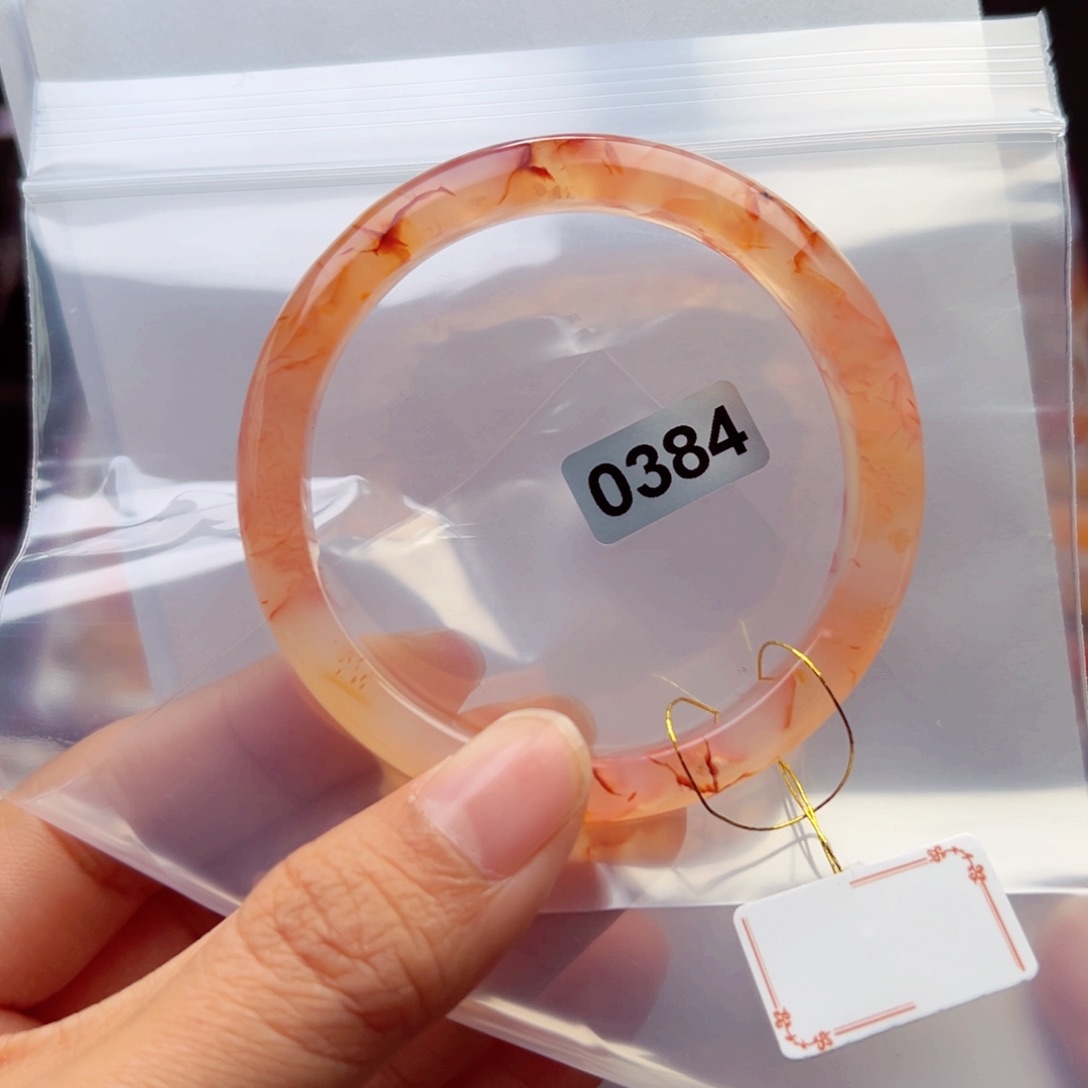 玛瑙/玉髓手镯未镶嵌@****ᴋ