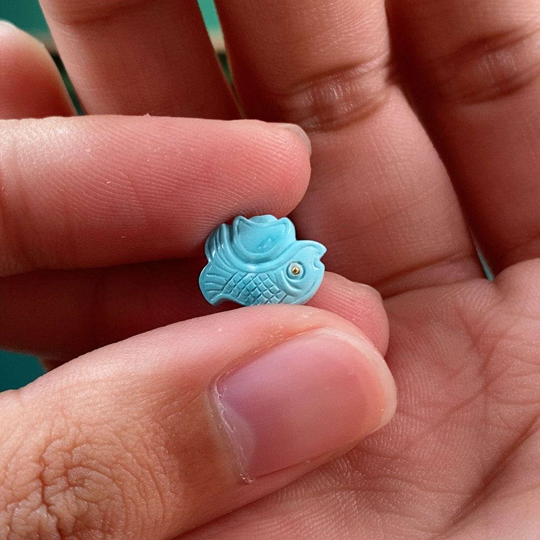 绿松石珠宝奇石未镶嵌