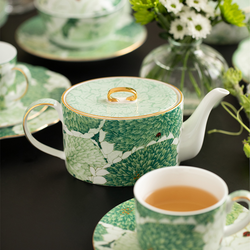 【观造集逐光/卫晶晶联名款】景德镇高温白瓷设计师款茶壶冷水壶