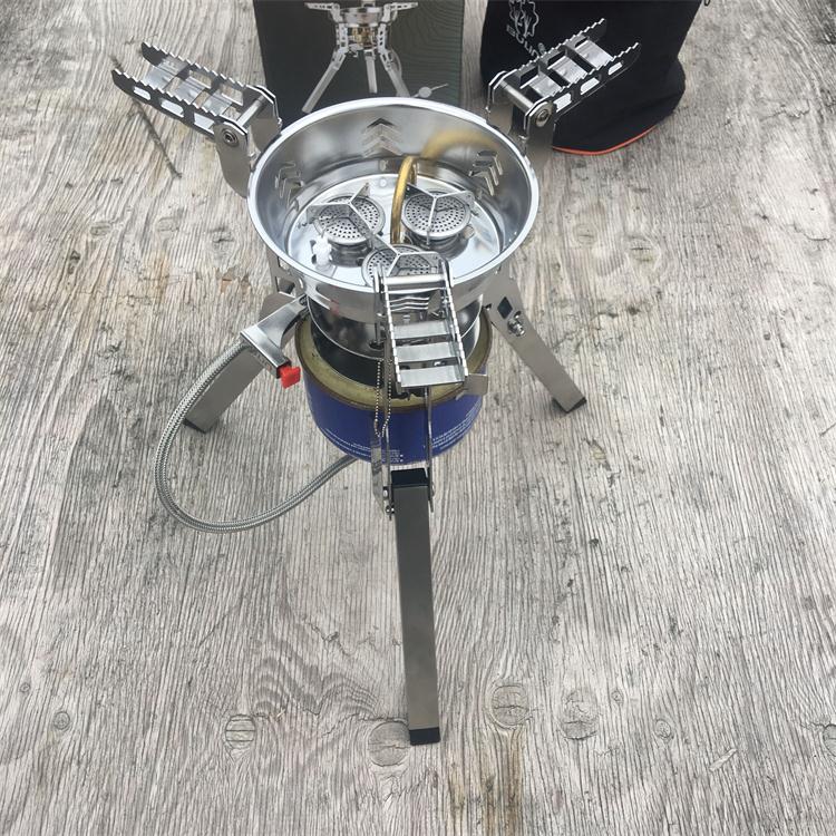 烈火大功率6800w自驾大型猛火炉头步林三头炉团队大火力三炉头B16