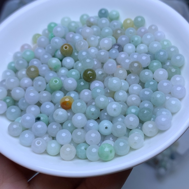 散珠翡翠卡5.5冰绿白100个