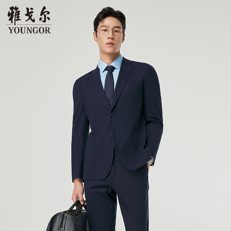 【凉感针织】雅戈尔西服男士2025春夏休闲西服VXXB210238
