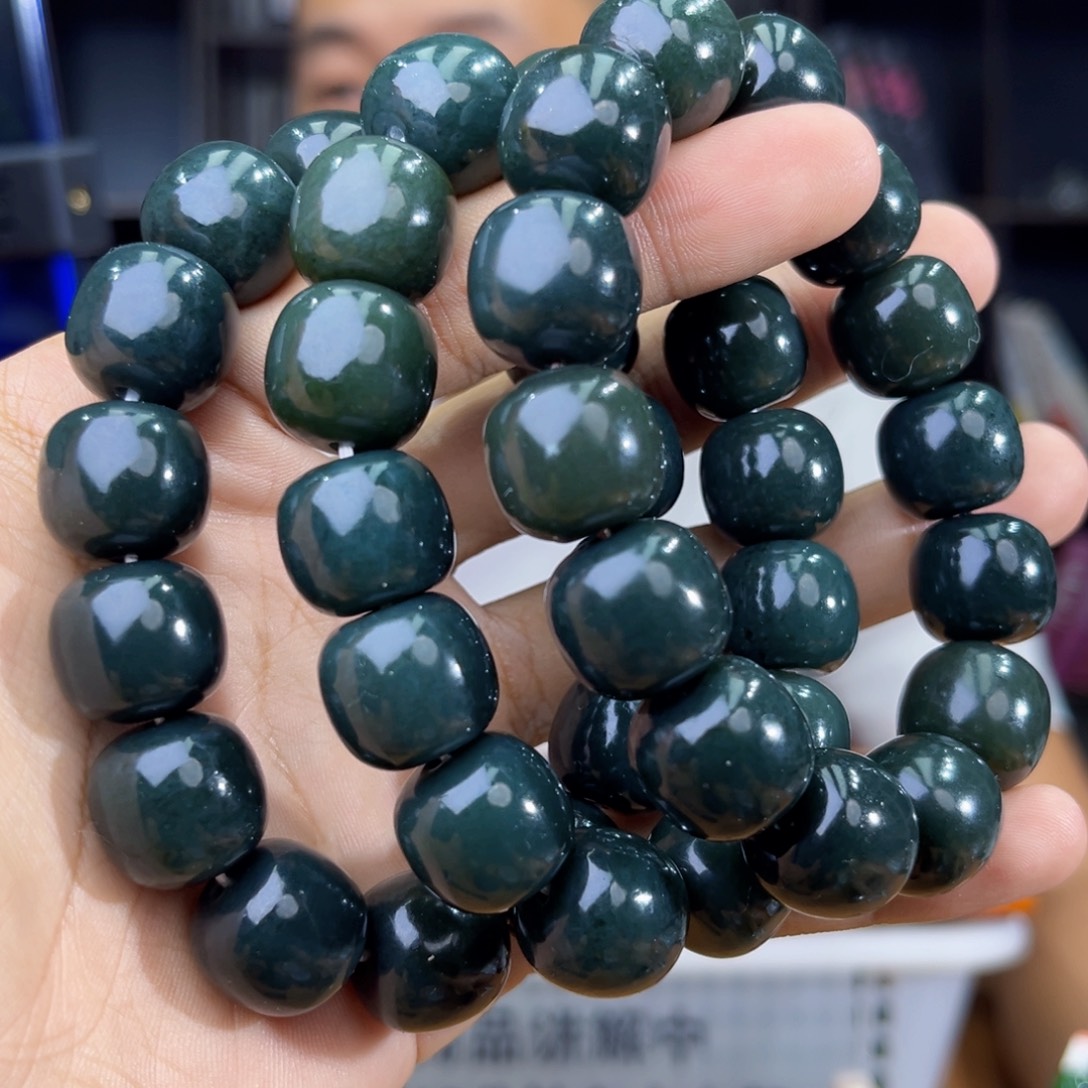 手串未镶嵌和田玉纯天然新疆且末料卡16多样性发其一