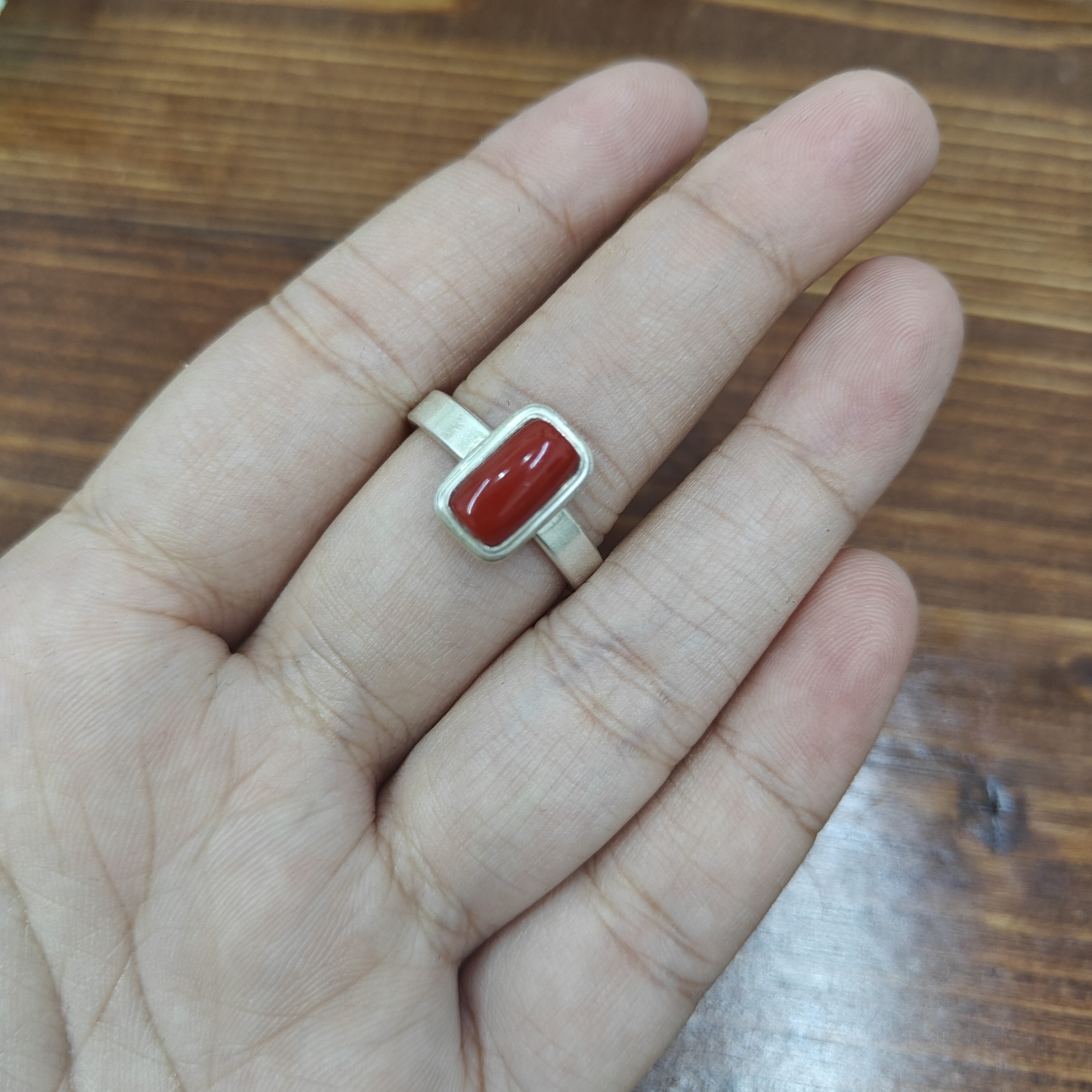 足银戒指 足银阿卡旭日戒指