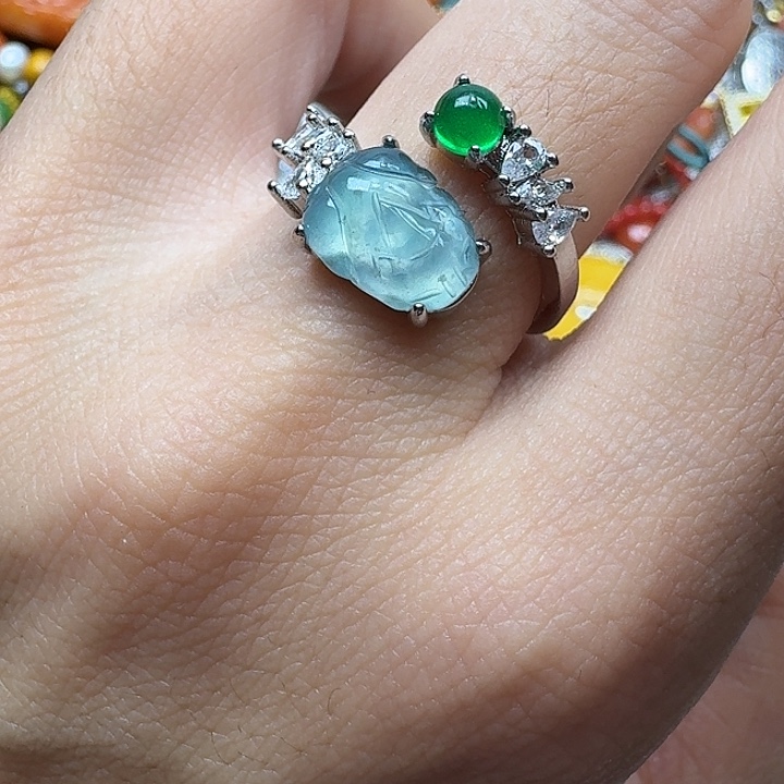 翡翠未镶嵌项链翡翠