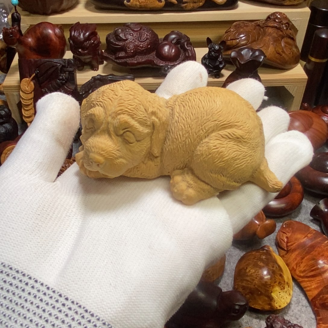 小叶紫檀手串/手链小叶黄杨木狗手把