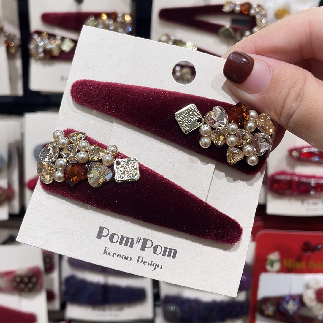 布艺非金属拜拜夹