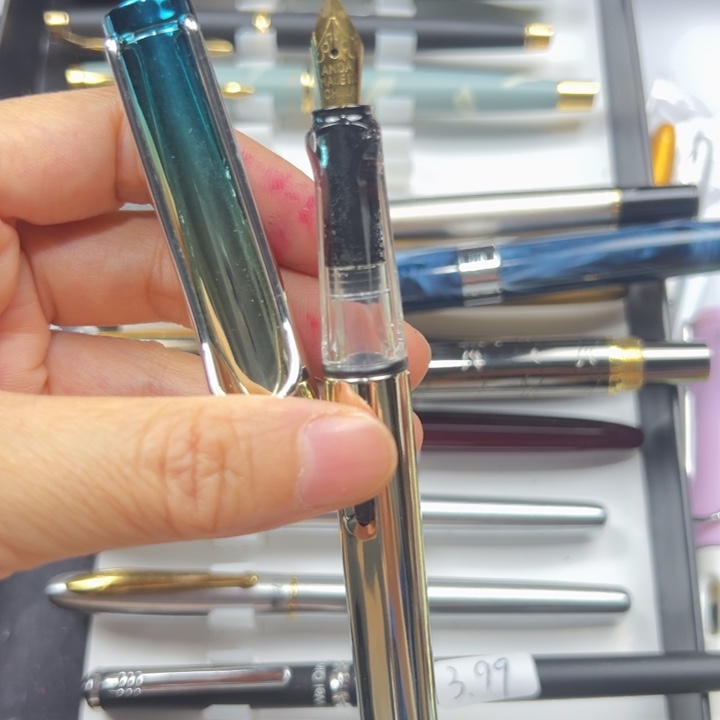 永生3015炫彩色钢笔一支