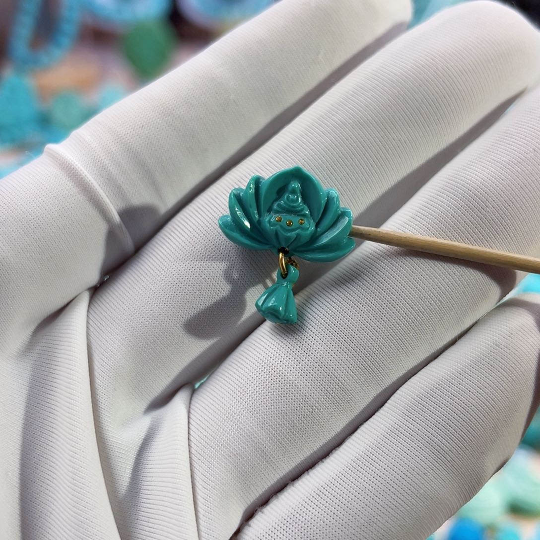 绿松石珠宝奇石未镶嵌