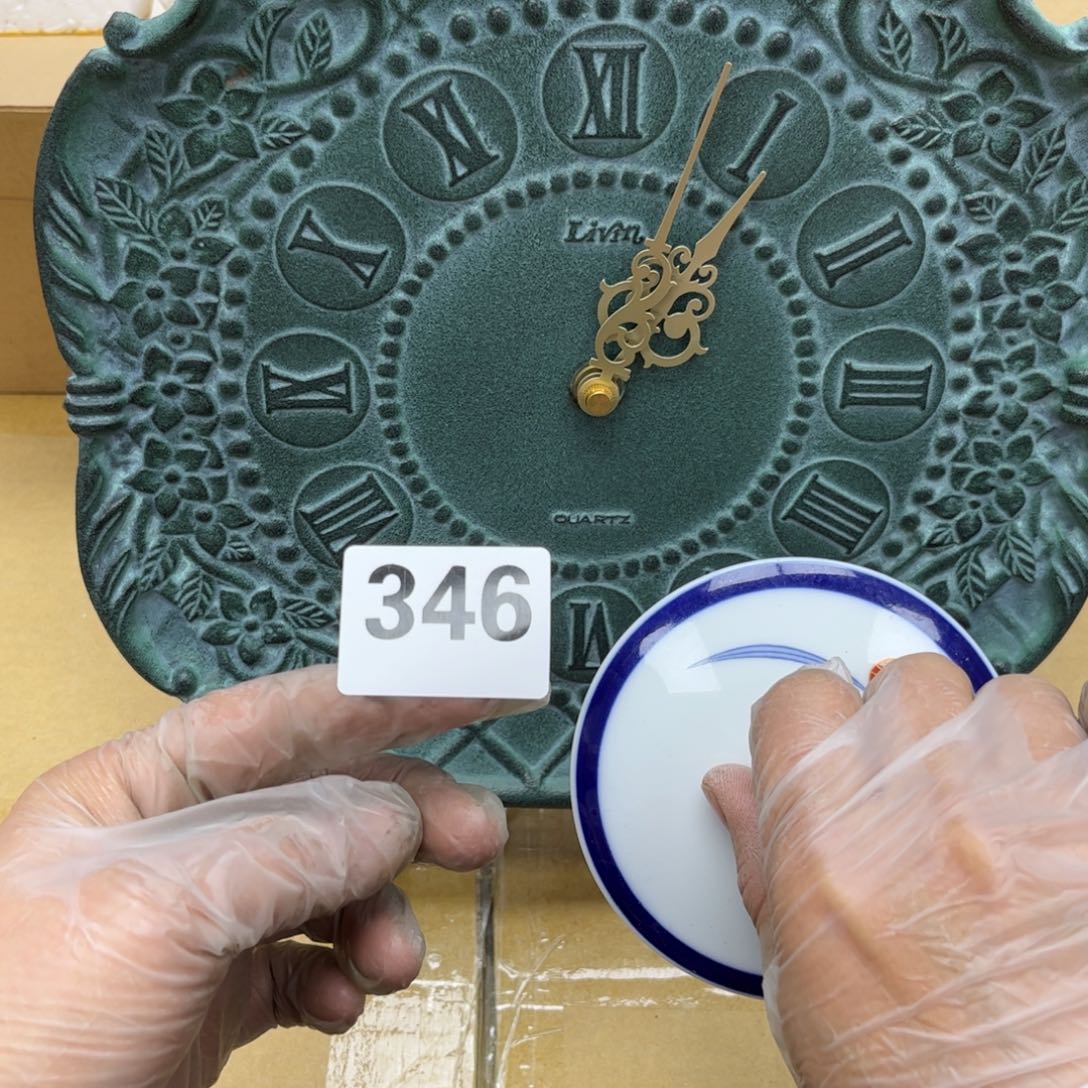 瓷片摆件工艺品摆件666 