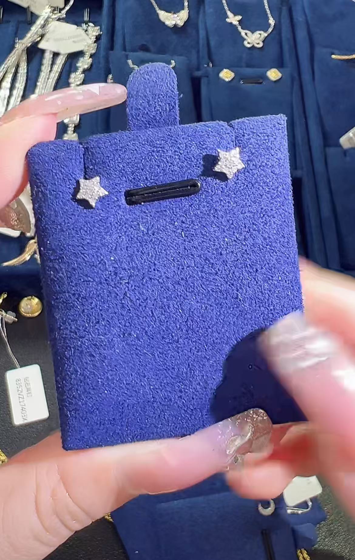 【涂涂高定珠宝】18k钻石星星耳钉hgt