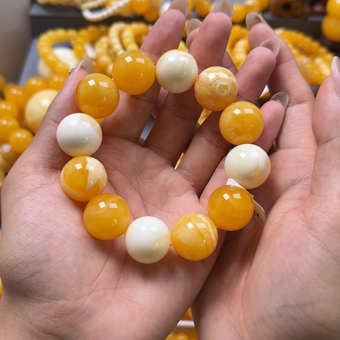 未镶嵌蜜蜡珠宝奇石20mm