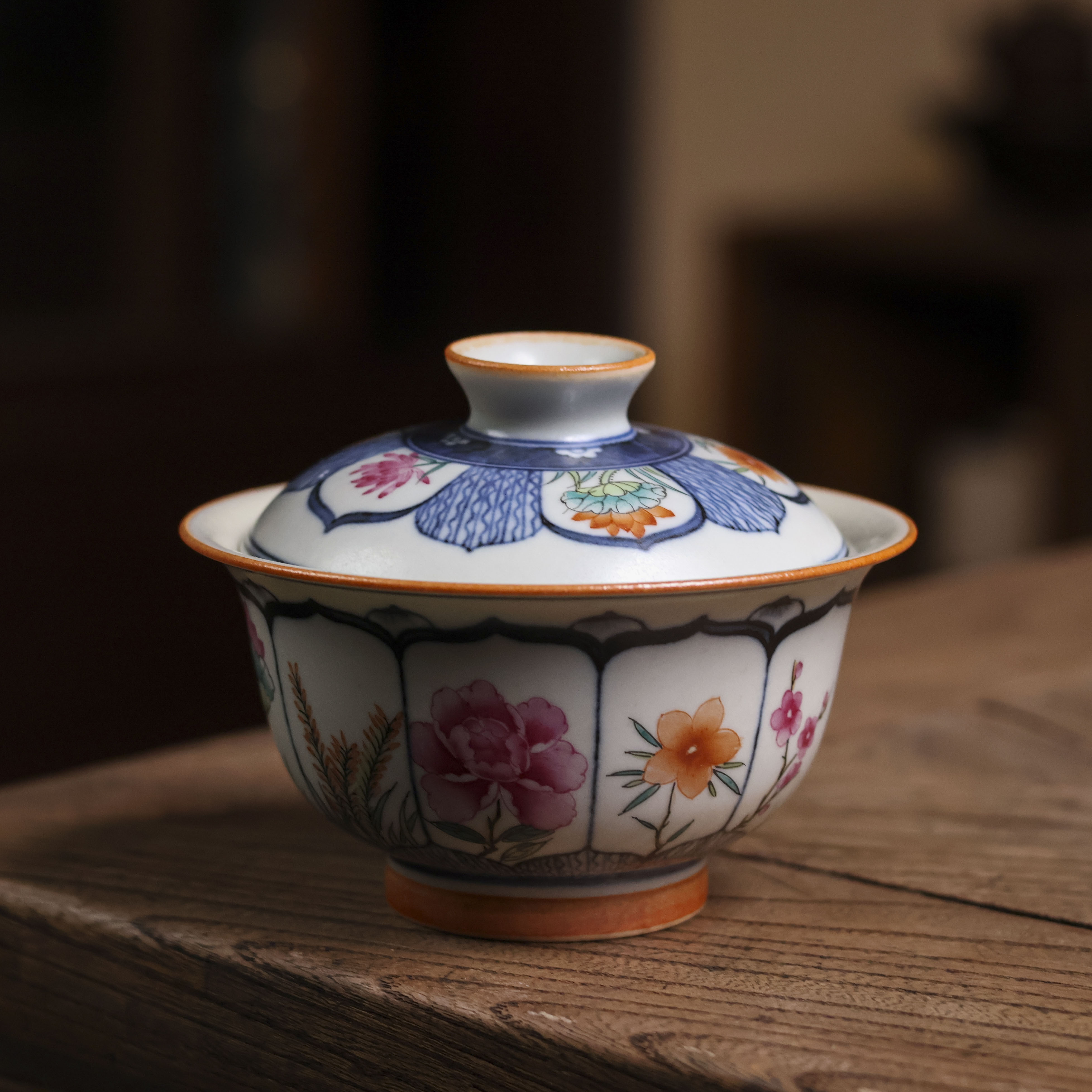 【直播专属】 十二花神-霖溪-盖碗（霖溪0023）