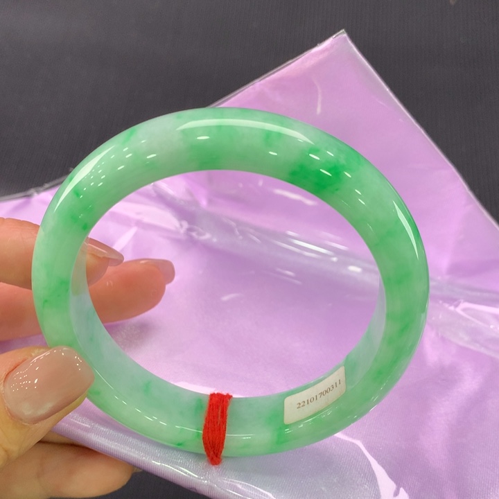 未镶嵌手镯翡翠正圈59