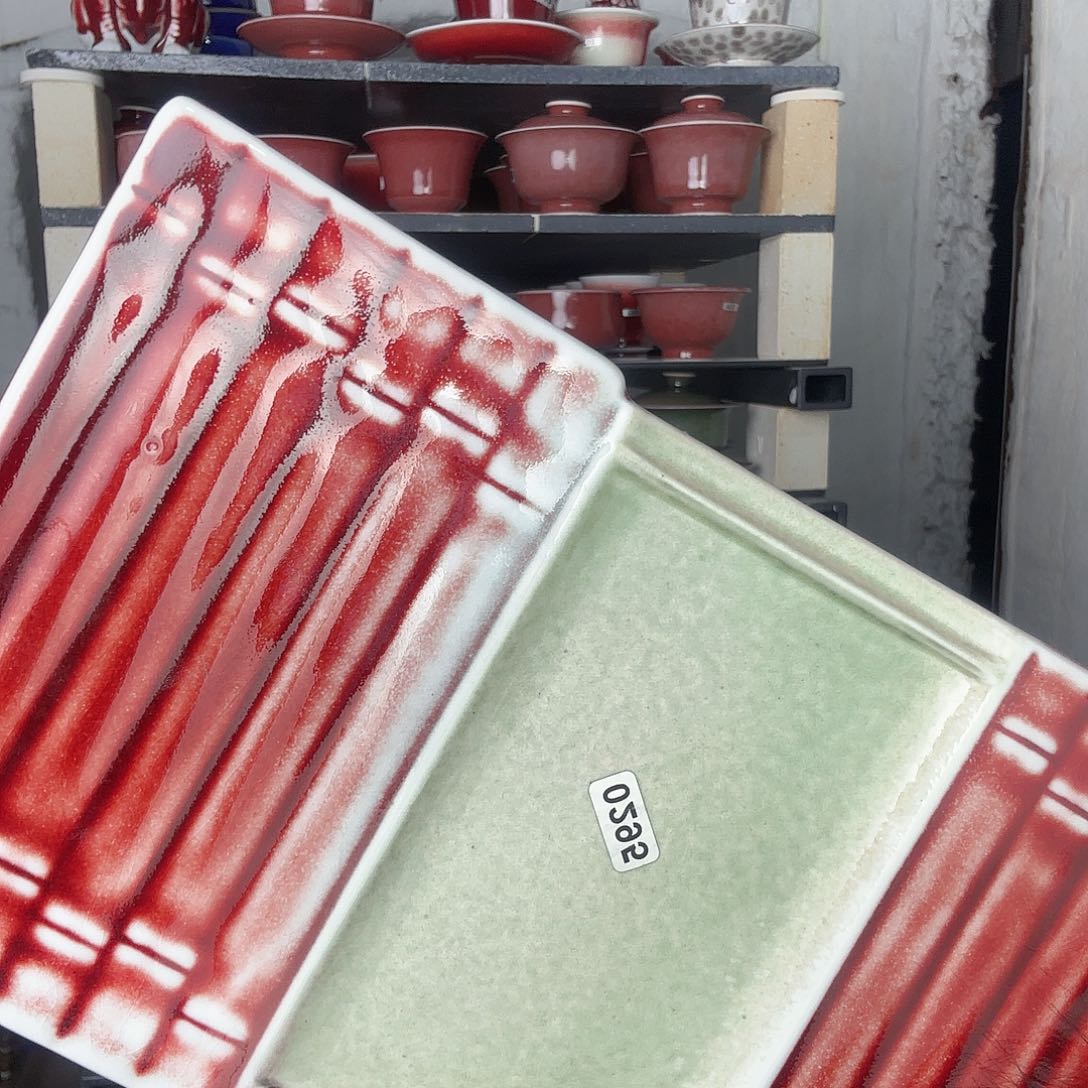 瓷片景德镇郎红陶瓷