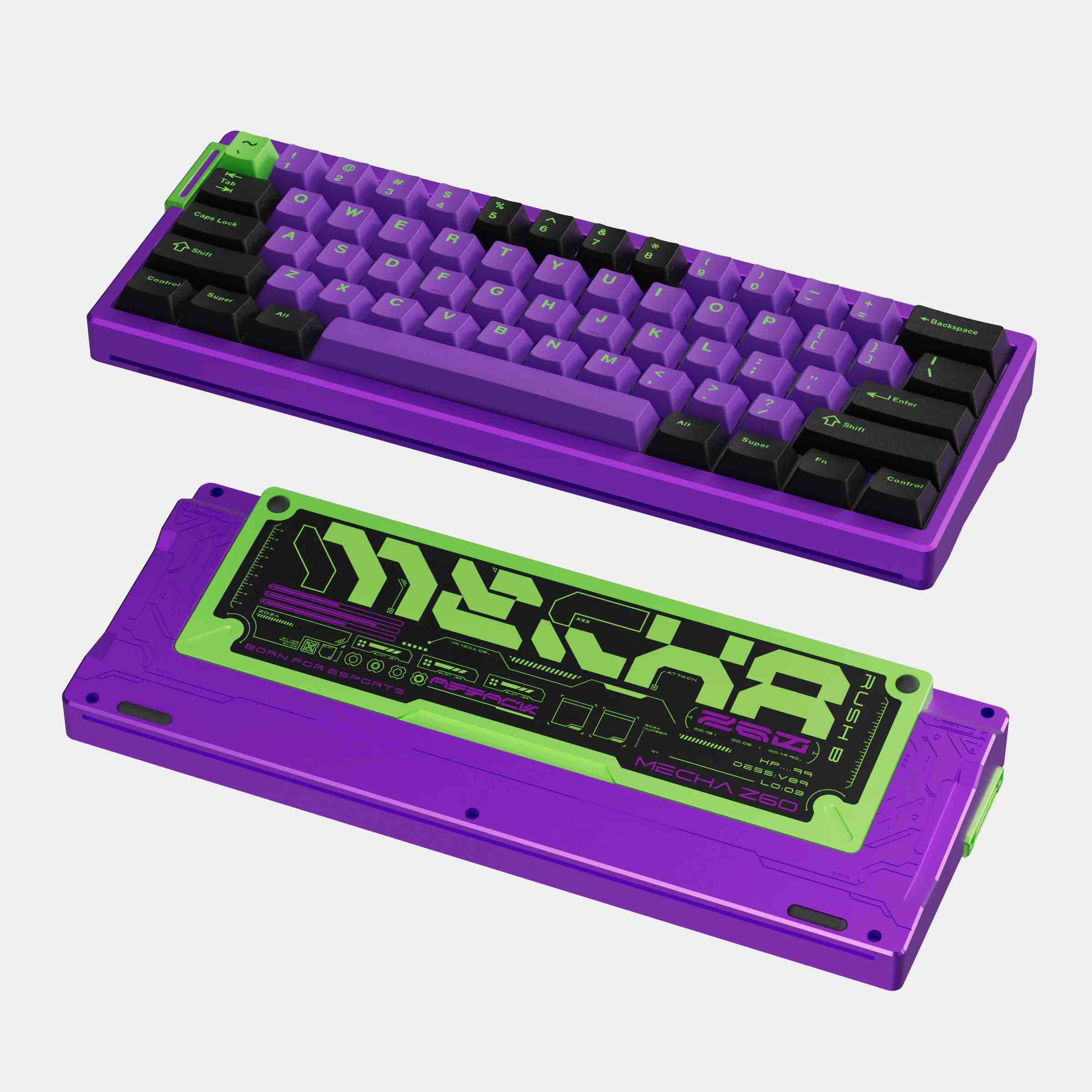 【佳达隆】】Mecha-z60客制化键盘外壳适配GT60游戏个性电竞