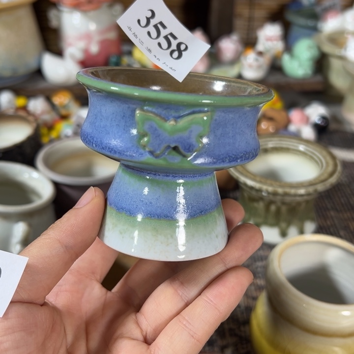 活动价满30包邮景德镇手工花盆