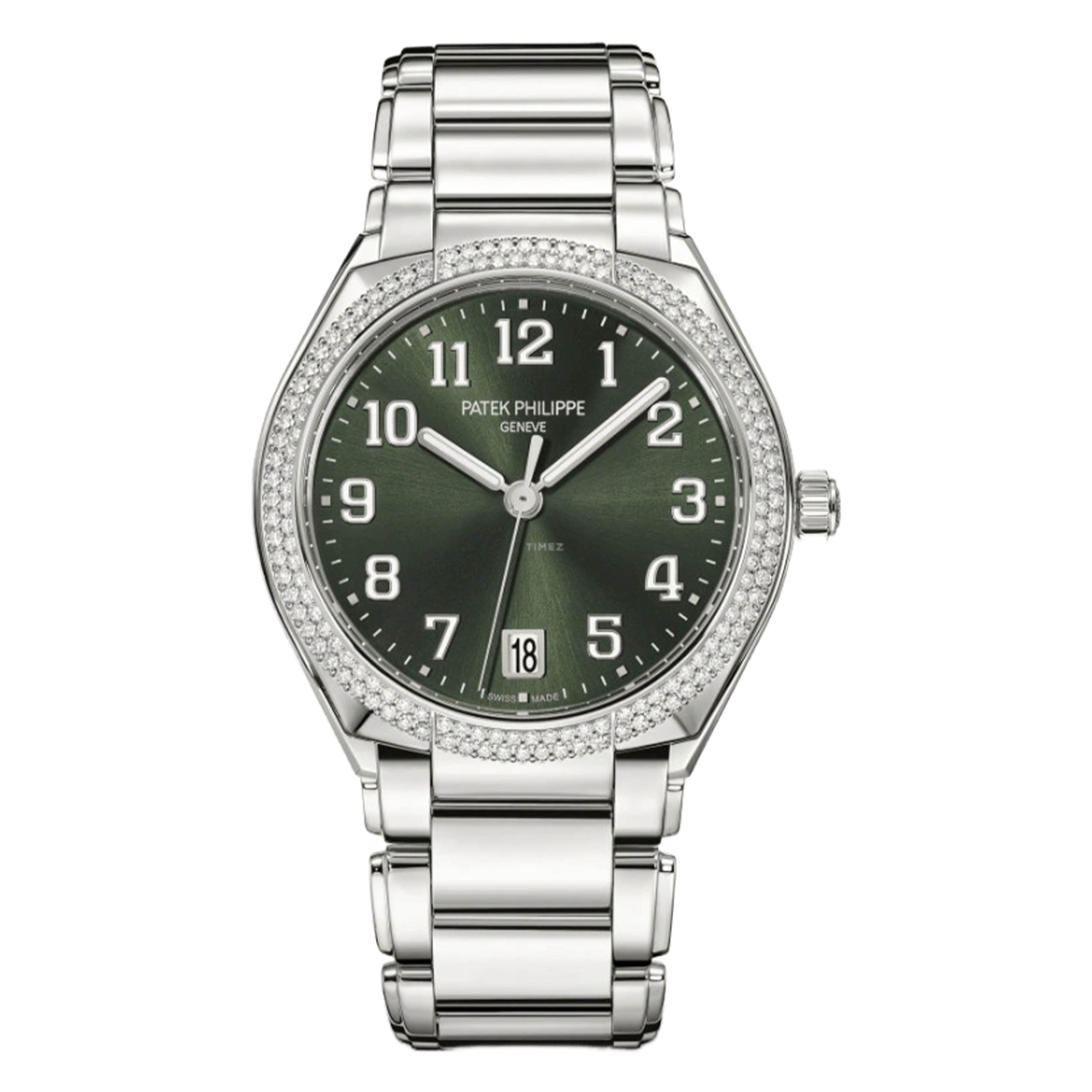 未使用 Patek Philippe/百达翡丽 /7300A钻圈绿盘/36mm
