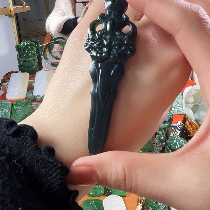 和田玉（青玉）未镶嵌挂件