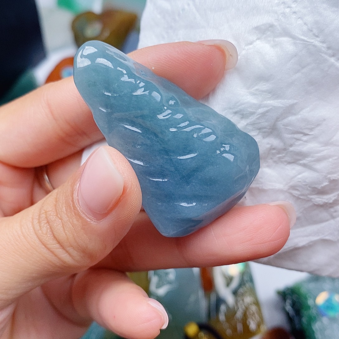 雪***醉翡翠未镶嵌吊坠(不含链)