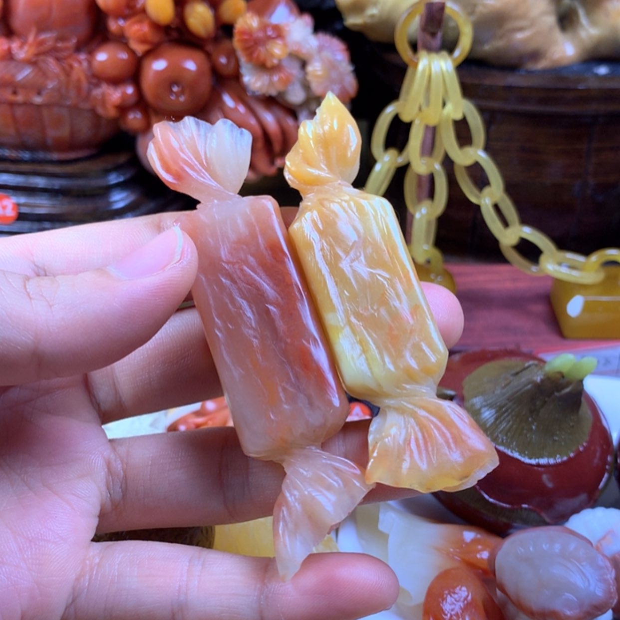 【闪购商品】寿山石风****香寿山石纯手工雕刻