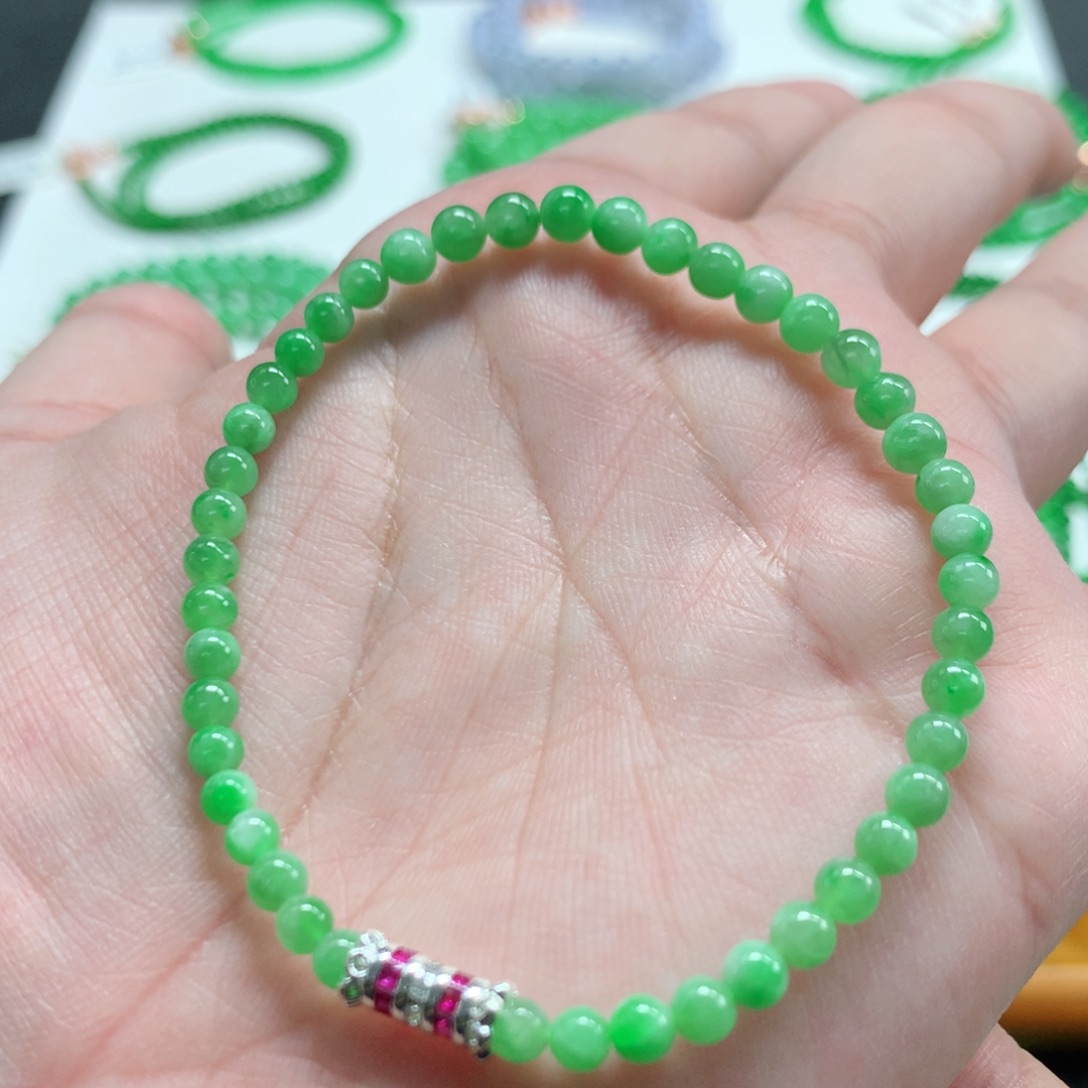 翡翠未镶嵌手链翡翠
