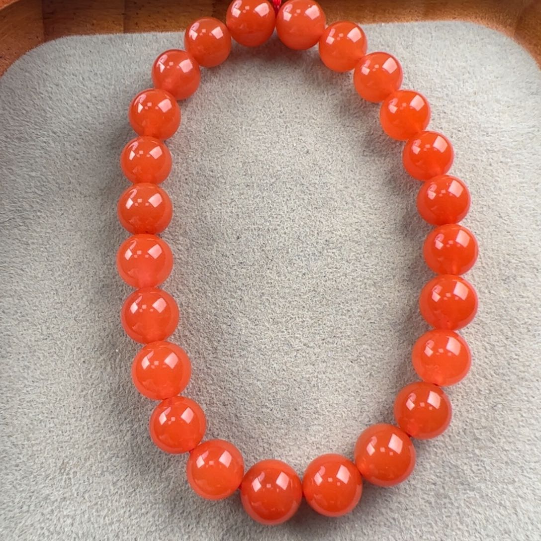 南红玛瑙未镶嵌（精品保山手串8+）