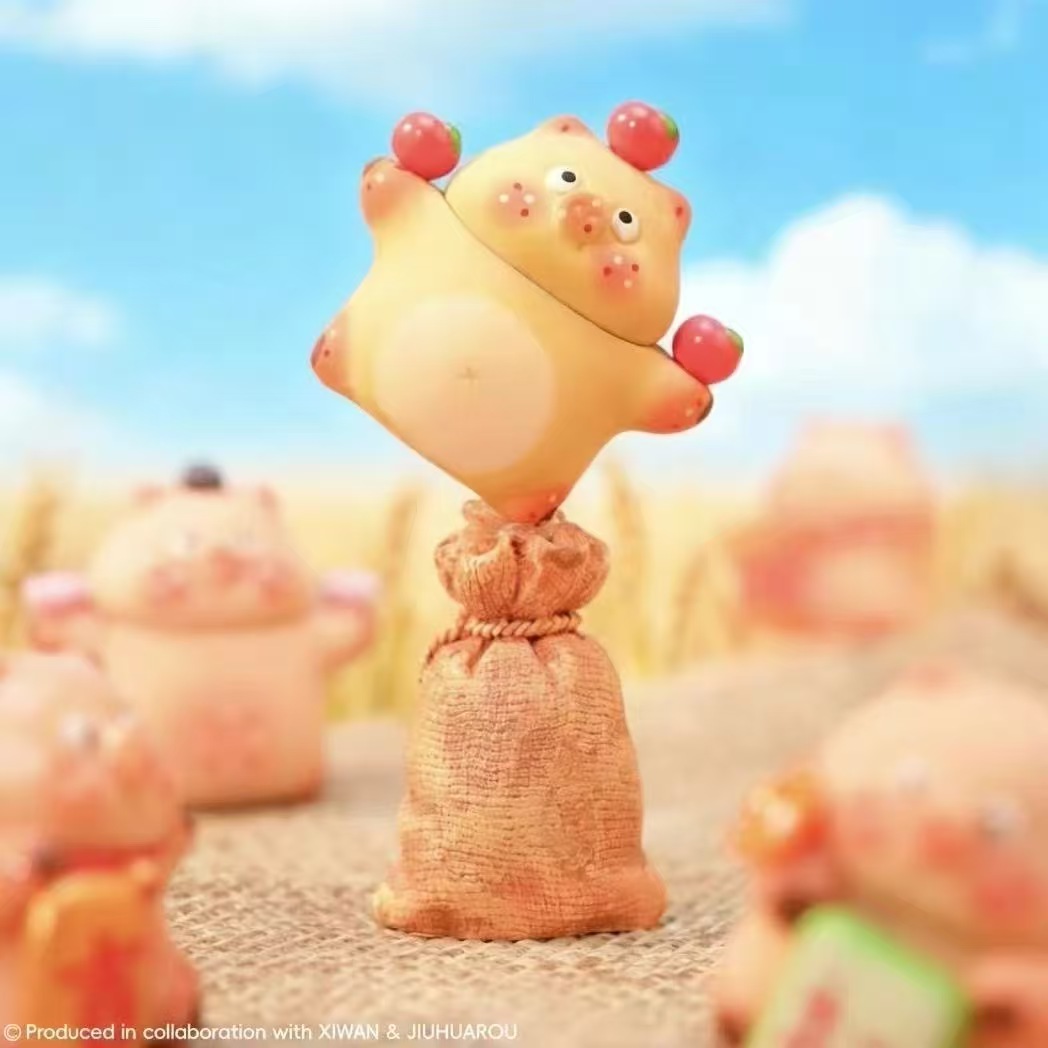 【代拆】九花肉好运百分百系列盲盒萌粒手办摆件喜玩潮玩