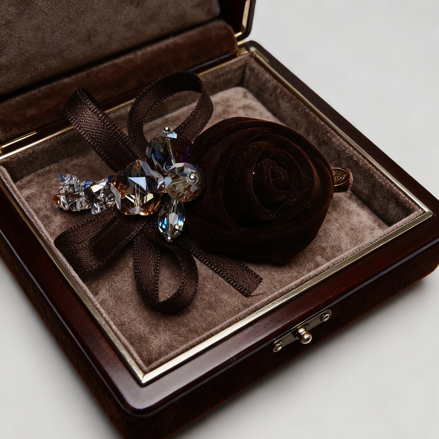 A8340编号紫莹轻奢发饰蝴蝶结鸭夹