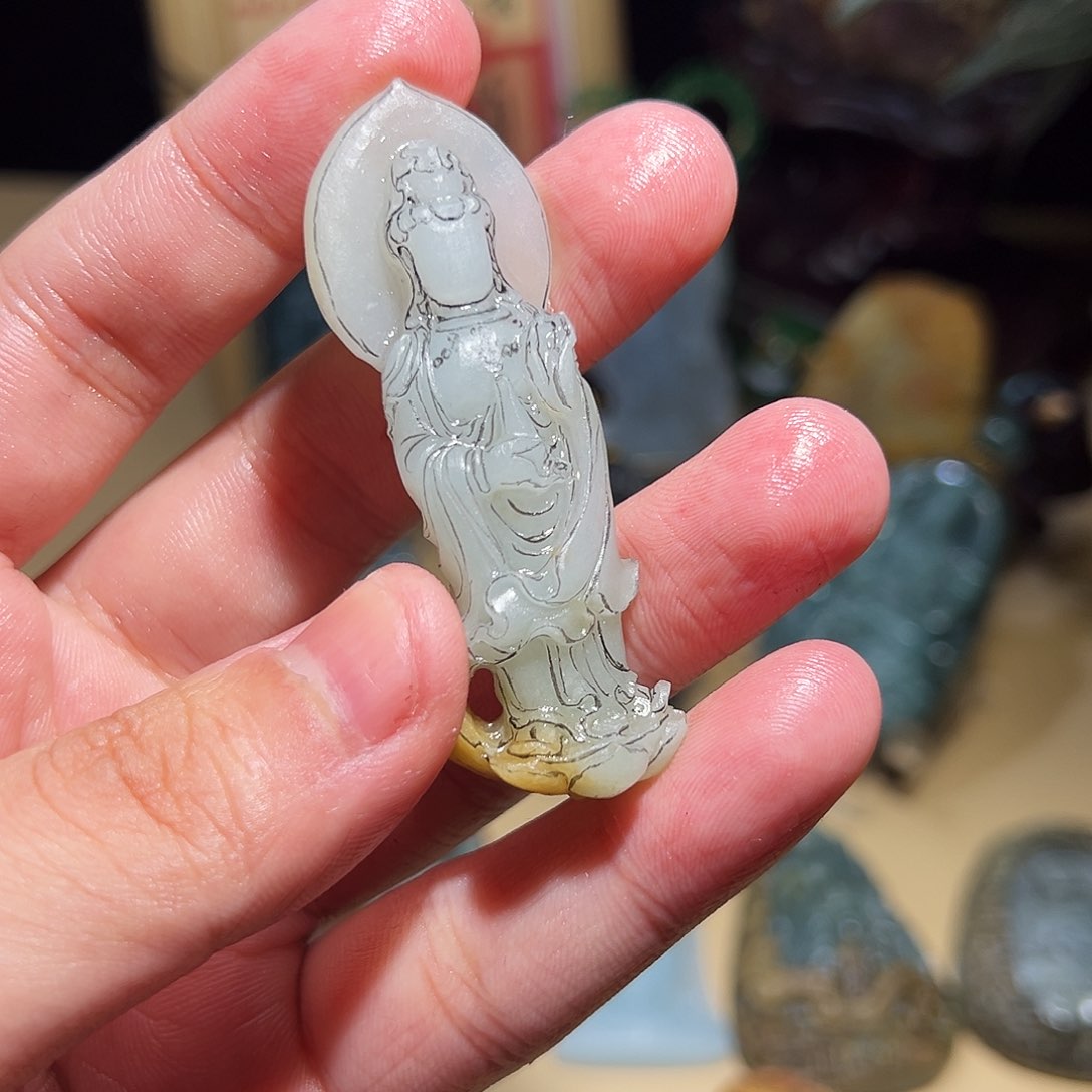 定制翡翠未镶嵌浪**尘