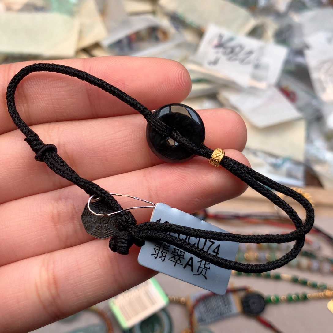 银S925镶嵌挂件翡翠一