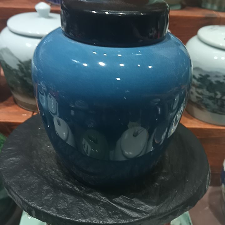 其他陶瓷茶叶罐高温  微瑕