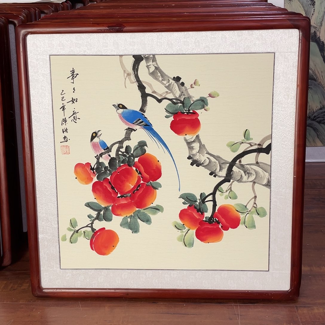 国画带框尺寸63*63厘米