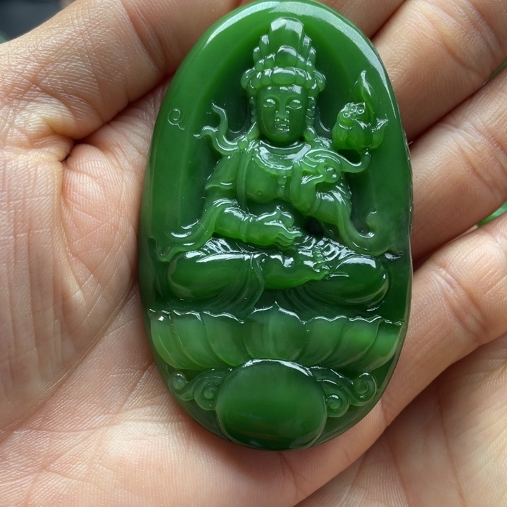 和田玉（碧玉）未镶嵌颈饰