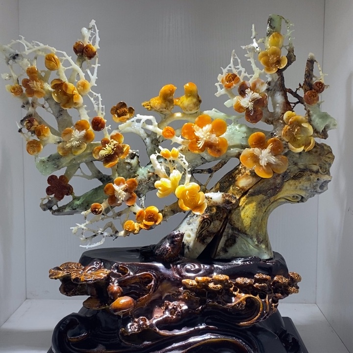 未镶嵌蛇纹石玉（覆膜）珠宝奇石